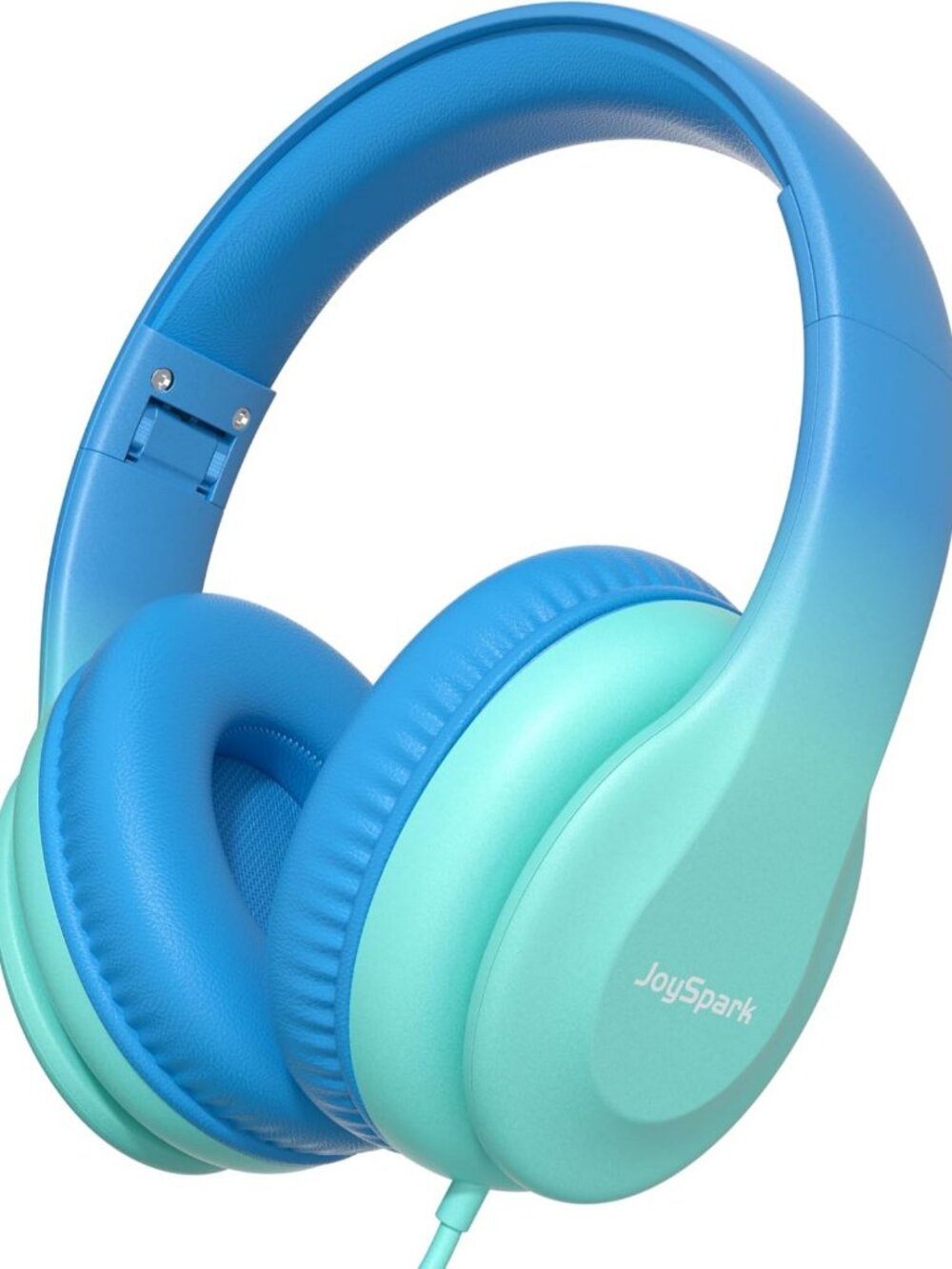 Kids School Headphones, Toddler-Friendly, 3.5mm Jack, Stylish Gradient Blue